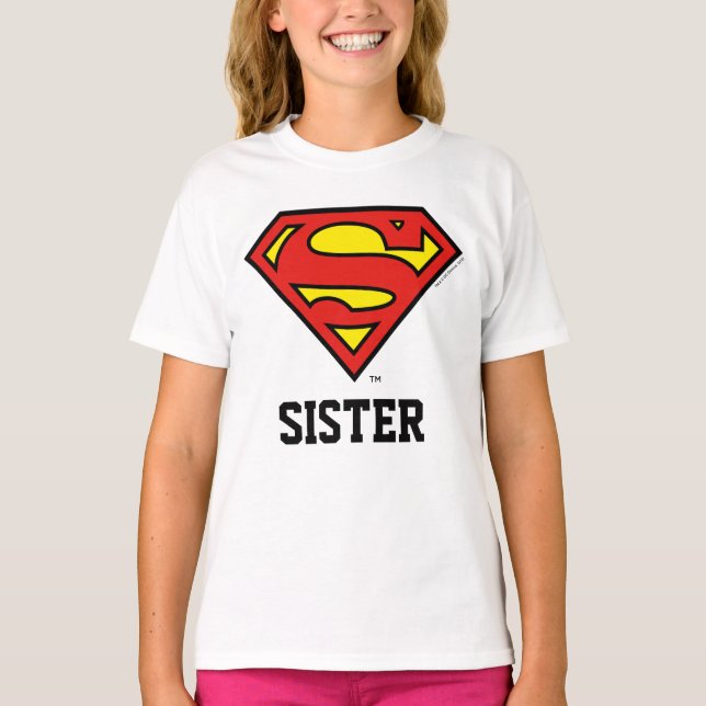 T-shirt Superman| Super-soeur (Devant)