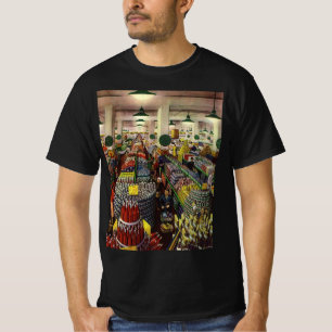 T-shirt Supermarché vintage pour les entreprises, nourritu