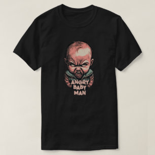 T-shirt Superméchant : Un bébé en colère