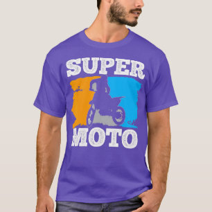 T-shirt Supermoto Motocross Motorcycle Racing