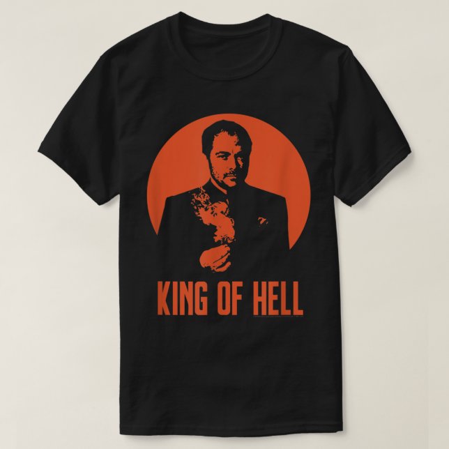 T-shirt Supernatural Crowley King Of Hell  (Design devant)