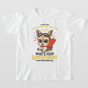 T-shirt Superpuissance auto-inflammatoire jeunesse