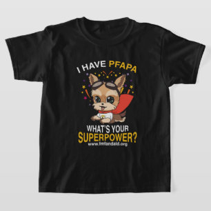 T-shirt Superpuissance de l'APPA des jeunes Noir