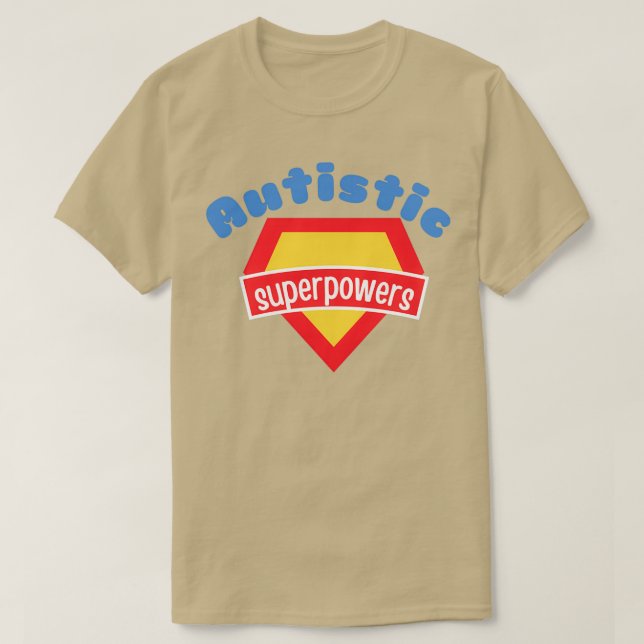 T-shirt Superpuissances autistes (Design devant)