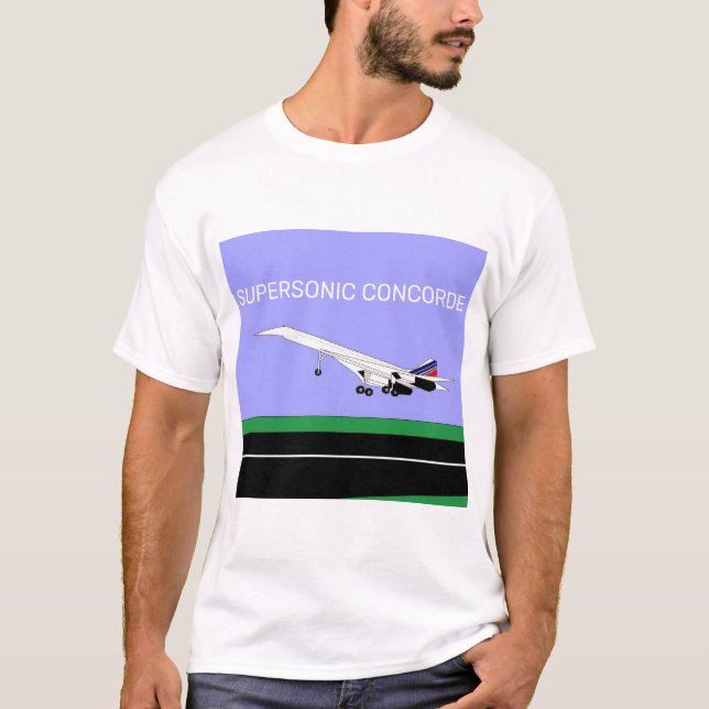 T-shirt Supersonic Concorde (Devant)