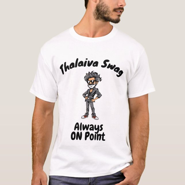 T-shirt Superstar cool Rajnikanth (Devant)