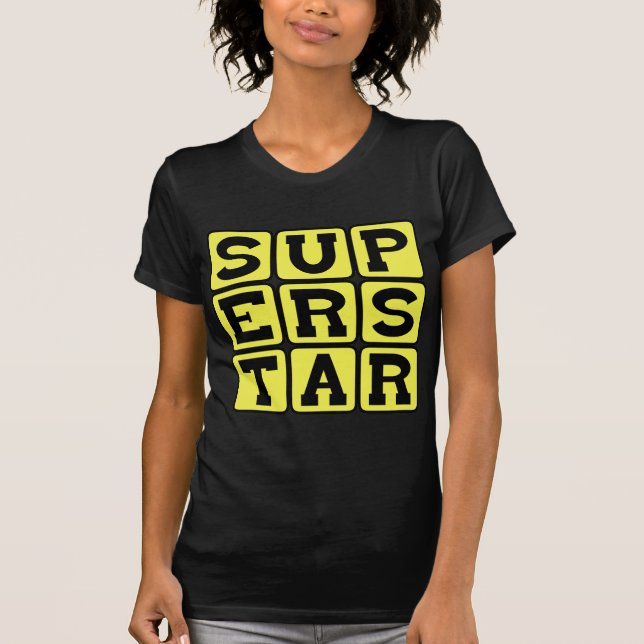 T-shirt Superstar, extrêmement célèbre (Devant)