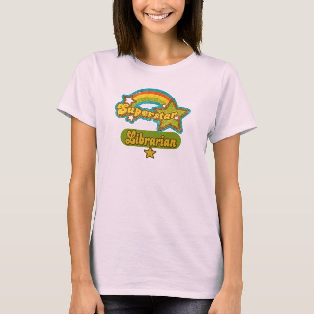 T-shirt Superstar Librarian (Devant)