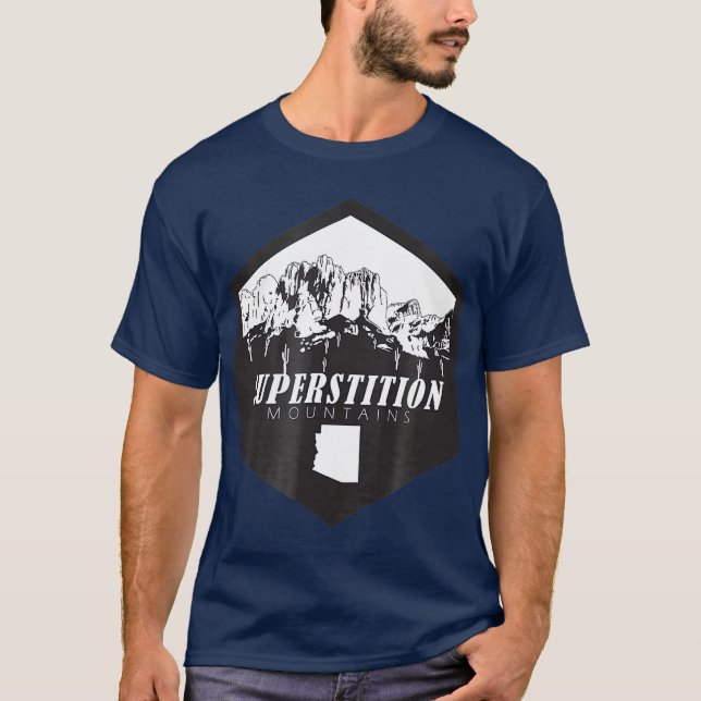T-shirt Superstition Mountain ARIZONA RANDONNÉE (Devant)