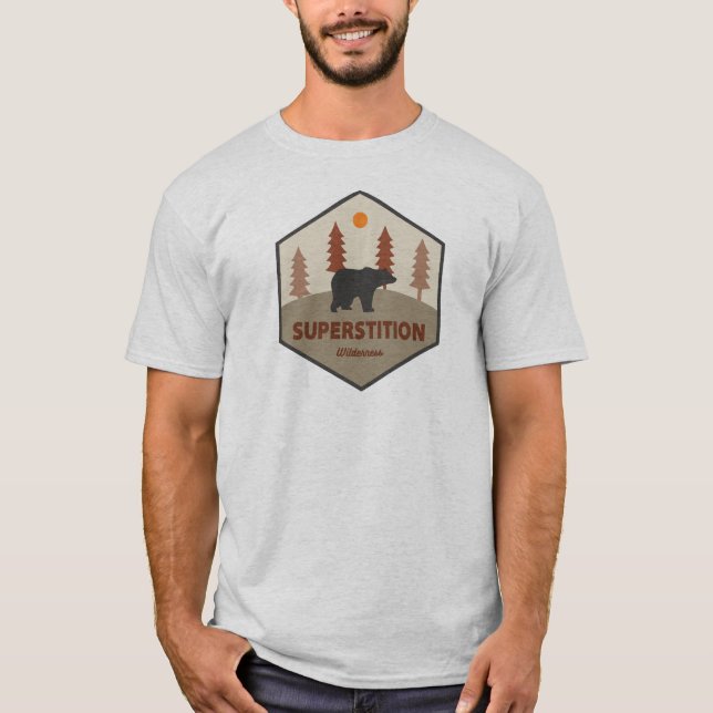 T-shirt Superstition Wilderness Ours Arizona (Devant)