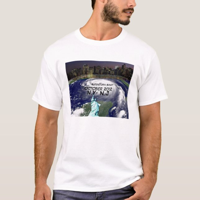T-shirt Superstorm Sandy_ (Devant)