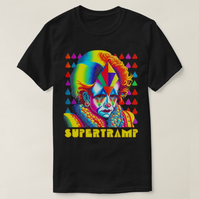 T-shirt Supertramp Style original rétro Design 1 (Design devant)