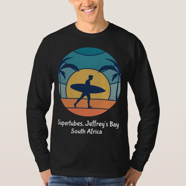 T-shirt Supertubes Jeffrey's Bay Afrique du Sud Surf de su (Devant)