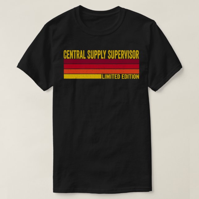 T-shirt Superviseur central des approvisionnements (Design devant)