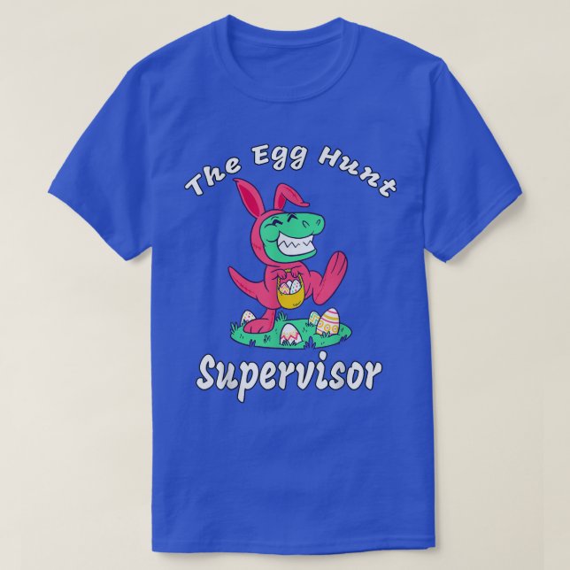 T-shirt Superviseur de chasse aux oeufs  (Design devant)