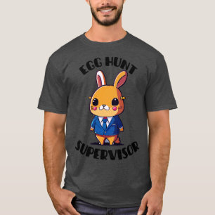 T-shirt Superviseur de la chasse aux oeufs de Pâques