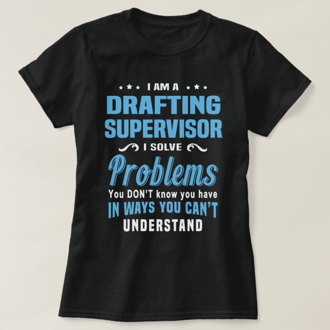 T-shirt Superviseur de rédaction (Design devant)