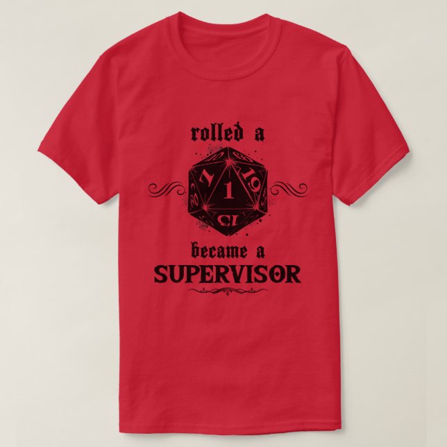 T-shirt Superviseur de rouleaux malheureux (Design devant)