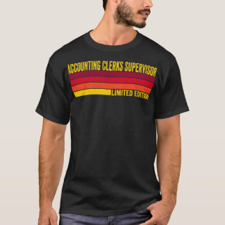 T-shirt Superviseur des commis comptables