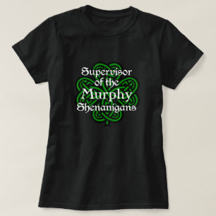 T-shirt Superviseur des Shenanigans Celtic St. Patricks