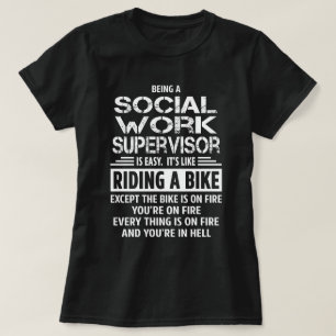 T-shirt Superviseur du travail social