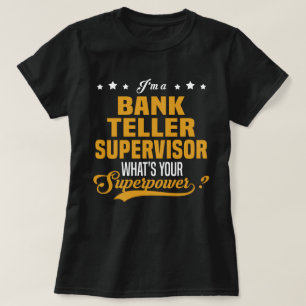T-shirt Superviseur du vendeur bancaire