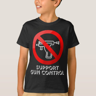 T-shirt Support Contrôle des armes à feu Anti Piercing Gun