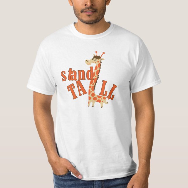 T-shirt Support de girafe grand (Devant)