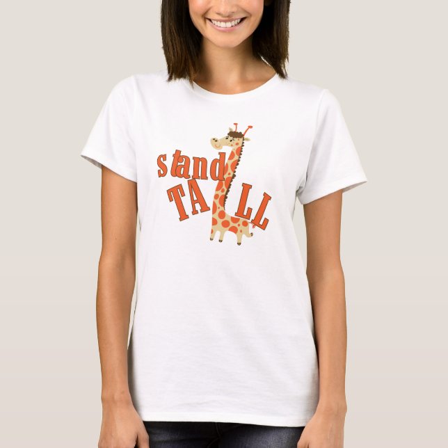 T-shirt Support de girafe grand (Devant)