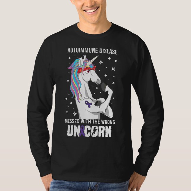 T-shirt Support de sensibilisation aux maladies auto-immun (Devant)