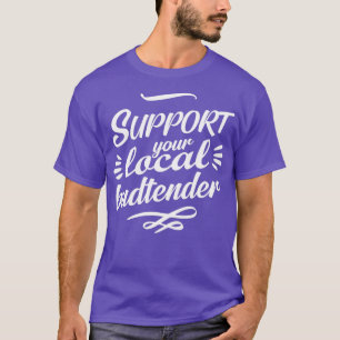 T-shirt Support de votre barbier local 10
