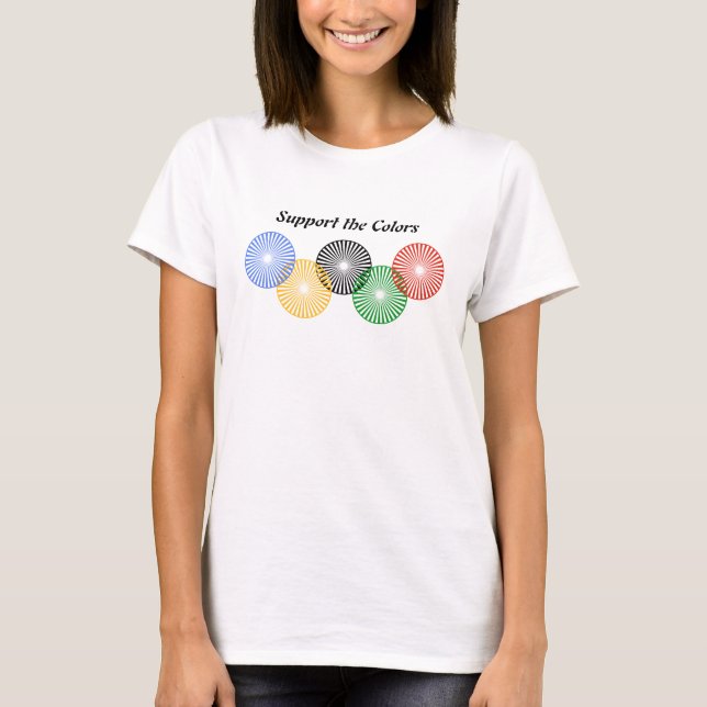 T-shirt Support des couleurs - (Devant)