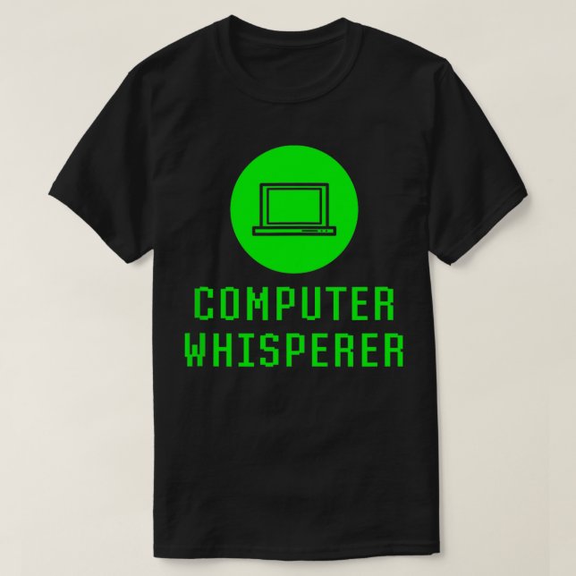 T-shirt Support du Geek de réparation technique de Whisper (Design devant)