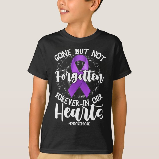 T-shirt Support End Overdose Love One Memorial Overdose A (Devant)