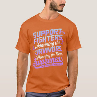 T-shirt Support Fighters Honouring Taken Drug Overdose Awa