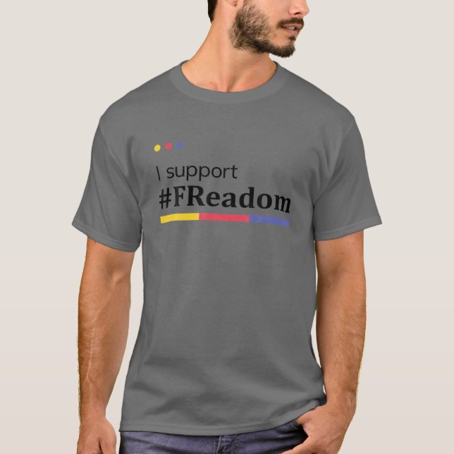 T-shirt Support-Freadom (Devant)