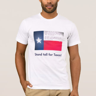 T-shirt Support grand pour le Texas !