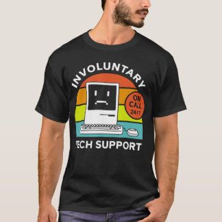 T-shirt Support Involontairement Drôle