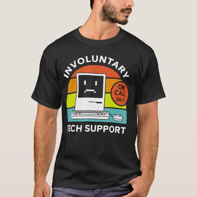 T-shirt Support Involontairement Drôle (Devant)
