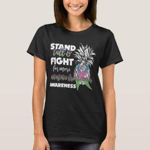 T-shirt support métastatique pour ananas de sensibilisatio