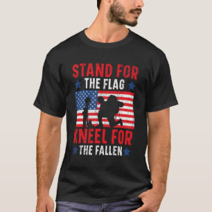 T-shirt Support Pour Le Drapeau Kneel Pour La Fallen Usa M