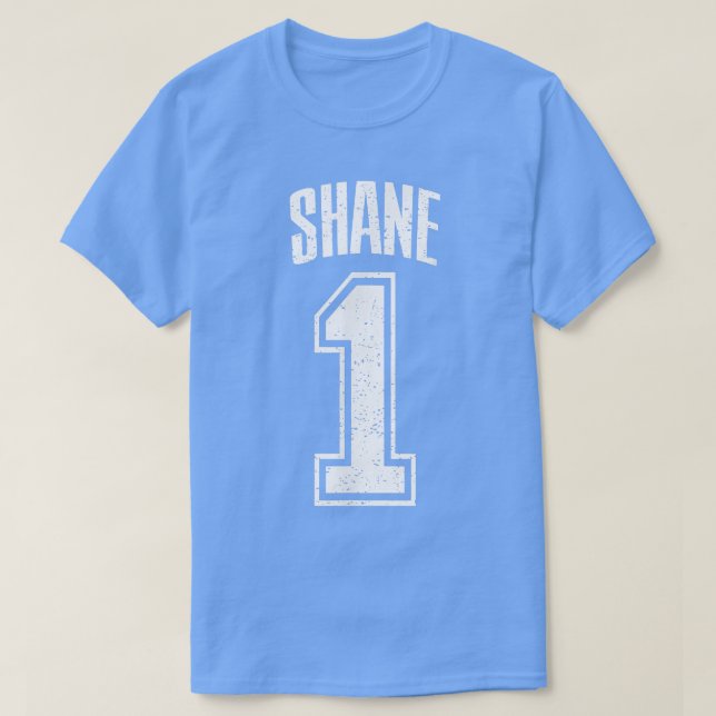 T-shirt Support Shane Numéro 1 plus grand ventilateur  (Design devant)