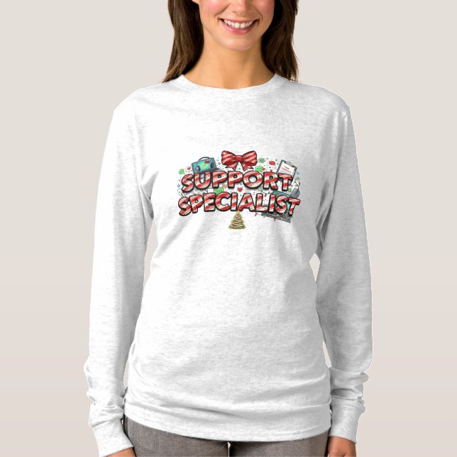 T-shirt Support Specialist Long Sleeve (Devant)