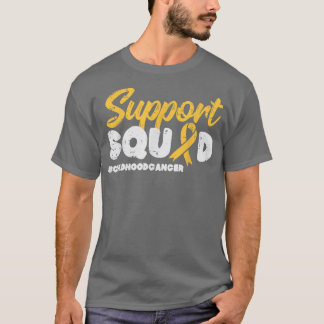 T-shirt Support Squad Childhood Cancer Awareness Men Women