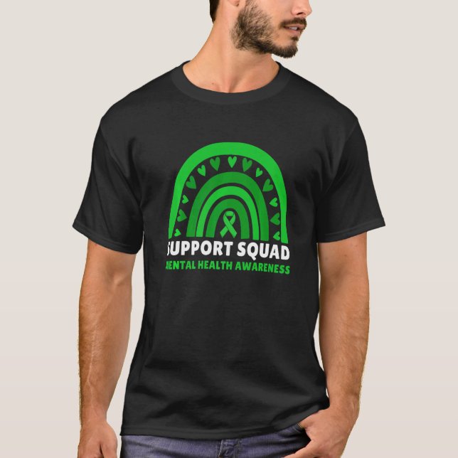 T-shirt Support Squad Mental Health (Devant)