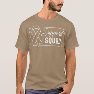 T-shirt Support Squad Orange Warrior ADHD Awareness1215