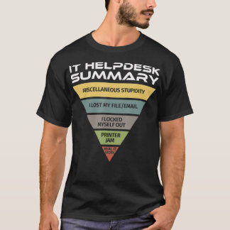 T-shirt Support technique de bureau informatique amusant
