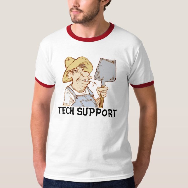 T-shirt Support technique de plouc (Devant)