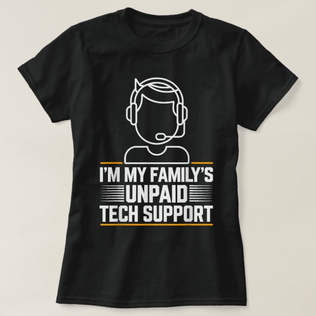 T-shirt Support Technique Inpayé De Mes Familles Im Minima (Design devant)