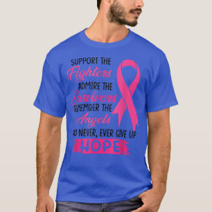 T-shirt Support The Fighters Amire The Survivors Breast C